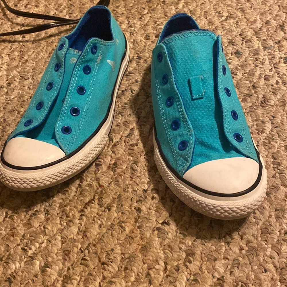 blue low converse